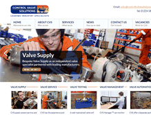 Tablet Screenshot of controlvalvesolutions.co.uk